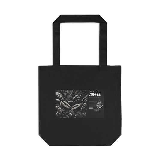 Tote Bag — Orgasmic Coffee Beans Graphic Canvas Tote
