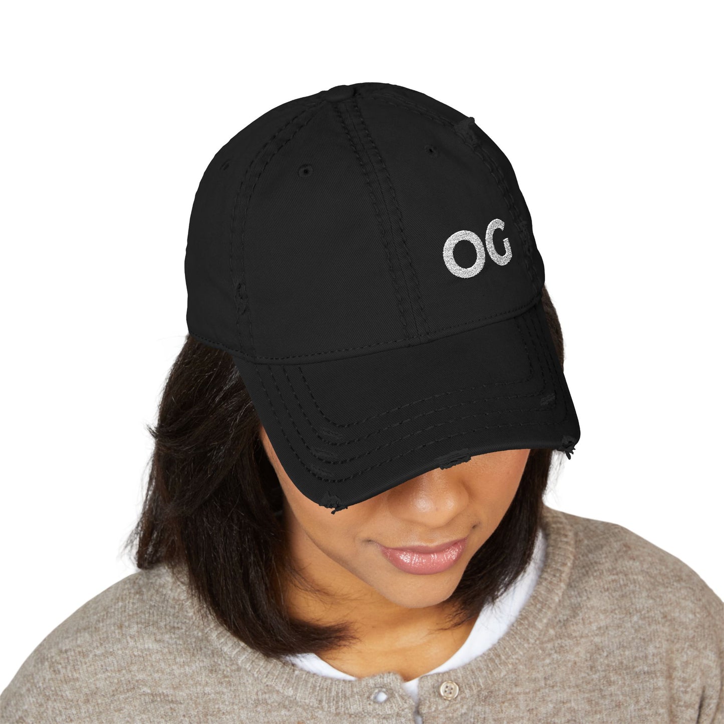OG Distressed Hat - Embroidered