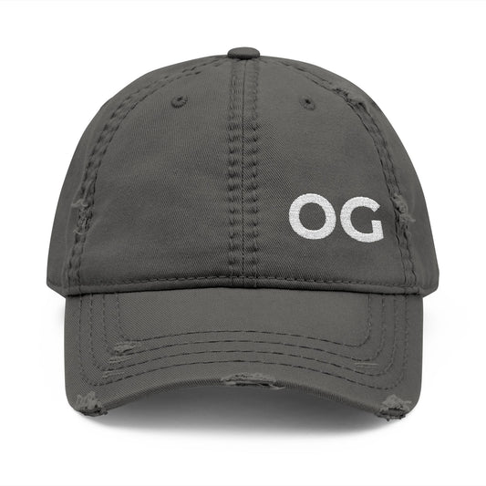 OG Distressed Hat - Embroidered