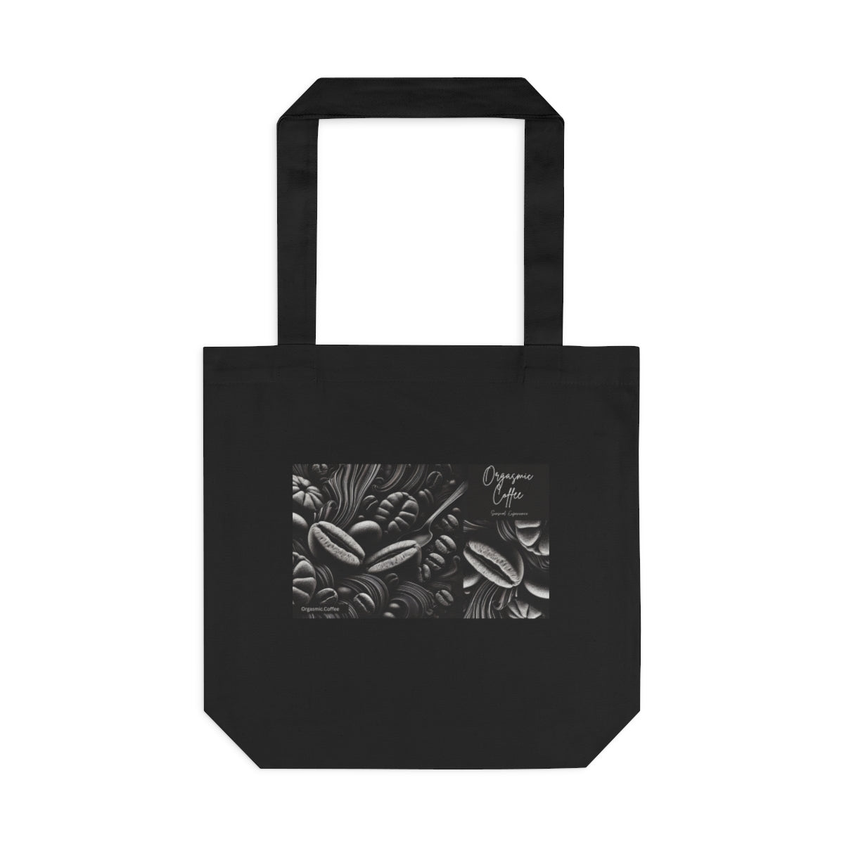 Tote Bag — Orgasmic Coffee Beans Graphic Canvas Tote